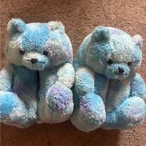 Teddy bear slippers